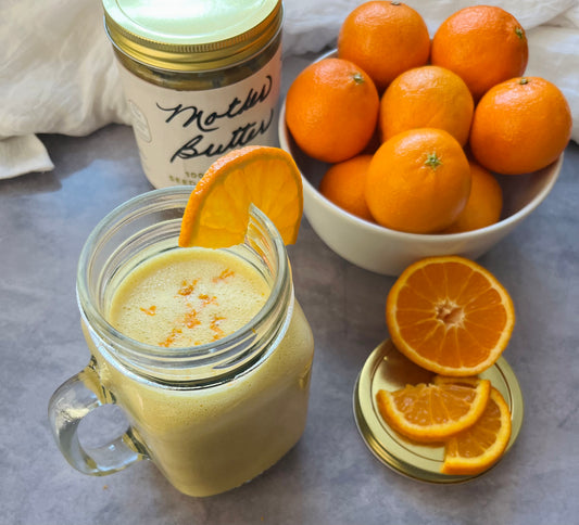 Mother Butter nut free creamsicle immune boosting citrus smoothie