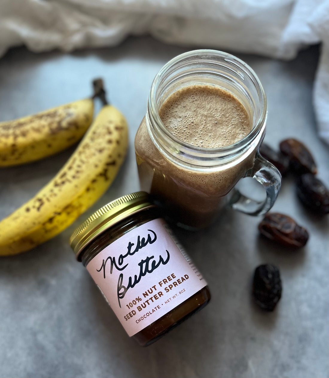 chocolate Mother Butter nut free vegan coffee date protein smoothie 