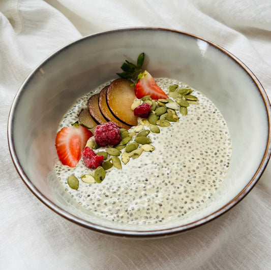 MB "Milk" + Chia Pudding